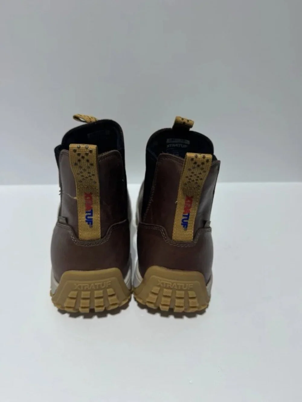 Xtratuf Mens 6” Leather Boots Brown Size 10M